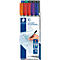 Whiteboard marker Staedtler Lumocolor® 316, lijndikte F, veeg- en wateroplosbaar, sneldrogend, navulbaar, clip, geassorteerde kleuren, 10 st.