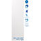 Whiteboard-Module Legamaster “Wall-Up”, rahmenlos, magnethaftend, B 595 x H 2000 mm, weiß
