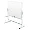 Whiteboard Nobo Move & Meet, Stiftablage, horizontaler Drehpunkt, feststellbare Rollen, B 1500 x H 1200 mm, weiß