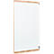 Whiteboard Rocada Natural, magnethaftend, Hoch/Quer, Ablageschale, Stahl auf Melaminholz, B 750 x H 1150 mm