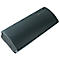 Dark gray wrist rest with Legamaster logo and hand symbol. Rounded shape, perspective view.