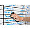 Whiteboardfolie Post-it® Flex Write Surface, selbstklebend, beschreibbar, Mikrofasertuch & Sprühflasche, 1 Blatt auf Rolle, B 1220 x H 1830 mm, weiß
