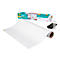 Whiteboardfolie Post-it® Flex Write Surface, selbstklebend, beschreibbar, Mikrofasertuch & Sprühflasche, 1 Blatt auf Rolle, B 609 x H 914 mm, weiß