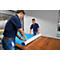 Whiteboardfolie Post-it® Flex Write Surface, zelfklevend, beschrijfbaar, microvezeldoek &amp; sprayflacon, 1 vel op rol, B 1220 x H 2240 mm, wit