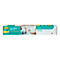 Whiteboardfolie Post-it® Flex Write Surface, zelfklevend, beschrijfbaar, microvezeldoek &amp; sprayflacon, 1 vel op rol, B 609 x H 914 mm, wit