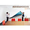 Whiteboardfolie Post-it® Flex Write Surface, zelfklevend, beschrijfbaar, microvezeldoek &amp; sprayflacon, 1 vel op rol, B 914 x H 1220 mm, wit
