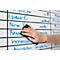 Whiteboardfolie Post-it® Flex Write Surface, zelfklevend, beschrijfbaar, microvezeldoek &amp; sprayflacon, 1 vel op rol, B 914 x H 1220 mm, wit