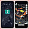 Zwei Smartphones zeigen eine App, die eine Fahrzeugdiagnose durchführt. Links das App-Icon, rechts die Live-Ansicht der Motorraum-Technik.