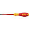 WIHA VDE-schroevendraaier 3201 slimFix, geïsoleerd, snijkant 4x0,8 mm, kling 100 mm, chroom-vanadium-molybdeenstaal