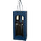 Wijntas 'Open Golven”, 2 stuks, blauw, 20 stuks
