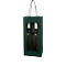 Wijntas "Open Golven”, 2 stuks, groen, 20 stuks