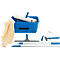 Window cleaning set: bucket, cloth, wiper, spray bottle, extension poles.