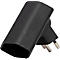 Winkeladapter brennenstuhl® cleverLINE, um 300° drehbar, IP20, L 60 x B 65 x T 42 mm, Kunststoff, schwarz