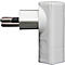 Winkeladapter brennenstuhl® cleverLINE, um 300° drehbar, IP20, L 60 x B 65 x T 42 mm, Kunststoff, weiss