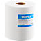 Een witte papieren handdoekrol met blauwe letters 'WIPEX Handtuchrolle'.