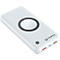 Wireless Powerbank Varta, 20000 mAh, 1x USB-C (In & Out), 2x USB-A (Out), Laden mit o. ohne Kabel, B 79 x T 24 x H 160 mm, weiß