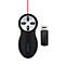 Wireless Presenter Kensington 33374EU, pointeur laser rouge classe 2, portée jusqu'à 20 m, 4 touches, récepteur USB, noir-argenté, piles incluses