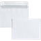 Witte enveloppen 114 x 162 mm (C6), 80 g/m², zonder venster, zelfklevend, met beschermstrip, pak van 500 stuks