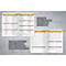 Wochenkalender Sigel Linescape 2026 DE L2605, A5, 176 Seiten, 53 Wochen, 2 Seiten für je 1 Woche, FSC®-Papier/Kunststoff, braun-gelb