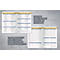 Wochenkalender Sigel Linescape 2026 DE L2606, A5, 176 Seiten, 53 Wochen, 2 Seiten für je 1 Woche, FSC®-Papier/Kunststoff, blau-gelb