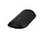 Black ergonomic wrist rest with Kensington logo. Rounded shape, slightly curved top.