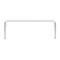 Metal frame, U-shaped. Straight top, rounded sides, with eyelet. White background.