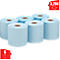 WYPALL* poetsdoek L-10 EXTRA centrale afwikkeling RCS, van Airflexmateriaal, 3150 doeken, 1-laags, blauw