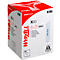 A rectangular box labeled "Wypall X60". Red and white color scheme. Product information and icons.