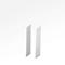 X-TIME-WORK Side Panels, 2 pieces, medium An 38/30 mm, white