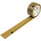 Xenial PET recycling tape, milieuvriendelijk, B 50 mm x L 100 m, gerecycleerde PET-flessen, bruin