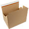 Xenial vouwdozen, 1-wand, L 236 x B 326 x H 140 mm, tot 20 kg, bruin, 20 stuks