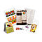 Various promotional items: menus, table tents, door hangers, keychains. Inscriptions: "Oishii", "Breakfast Specials", "Do Not Disturb".
