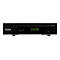 Schwarze Xoro-Set-Top-Box mit LED-Anzeige, die 0028 zeigt. Weitere Beschriftungen: USB, CH, Hrs 8660.