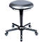 XXL-Hocker meychair Assistant Pro A19-10020, mit Rollen, höhenverstellbar, bis 250 kg, Stahl & Kunstleder, desinfektionsmittelbeständig, schwarz
