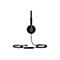 Yealink UH34 Lite Dual - Headset - On-Ear - kabelgebunden - USB - Schwarz