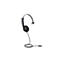 Schwarzes Headset auf weiÃŸem Hintergrund. Ein BÃ¼gel verlÃ¤uft Ã¼ber den Kopf, ein Mikrofonarm ist an der Seite angebracht.