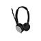 Schwarzes Headset mit silbernen Ohrpolstern und Mikrofon. Yealink ist auf dem BÃ¼gel geschrieben.