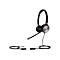 Yealink YHS36 Dual - Headset - On-Ear - kabelgebunden - Schwarz und Silber