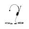 Yealink YHS36 Mono - Headset - On-Ear - kabelgebunden - Quick Disconnect - Schwarz, Silber
