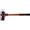 Zacht beklede hamer SIMPLEX L.405mm kop d.60mm medium HO