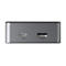 Graue Ladestation mit USB-A- und USB-C-Anschlüssen; Label: 20W.
