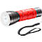 Zaklamp VARTA Buitensport F10, 250 lm, tot 130 m, tot 40 uur, IPX4, 2 lichtstanden, verduisterend, incl. batterijen, Ø 40 x L 122 mm, rood-zwart
