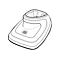 Zebra CR8178-PC Presentation Cradle - Docking Cradle für Strichcode-Scanner - geeignet für Wandmontage, montierbarer Wagen, Desktop - schwarz - für Zebra DS8178