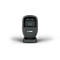 Scanner de codes-barres noir avec le logo ZEBRA sur fond noir.