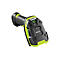 Schwarz-gelber Barcodescanner, Zebra-Logo.