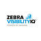 Logo: "Zebra Visibility IQ", darunter "Powered by Savanna", in Blau und Schwarz, mit Diagramm.