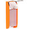 zeep- en desinfectiedispenser Ingo-man plus, 1000 ml, inclusief lege fles, helder oranje