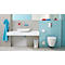 Zeepdispenserset tesa Smooz, 200 ml, navulbaar, innovatieve kleefoplossing, verchroomd