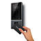 Zeiterfassungssystem TimeMoto TM-828 SC, für bis zu 2000 Mitarbeiter, B 100 x T 45 x H 215 mm, schwarz + 25 RFID-Schlüsselanhänger RF-110