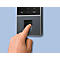 Zeiterfassungssystem TimeMoto TM-828 SC, für bis zu 2000 Mitarbeiter, B 100 x T 45 x H 215 mm, schwarz + 25 RFID-Schlüsselanhänger RF-110